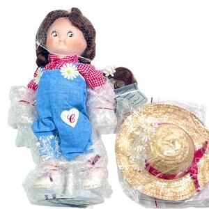 Vintage Campbell Kid Doll 10” Little Gardener 1996 Danbury Certificate Box New